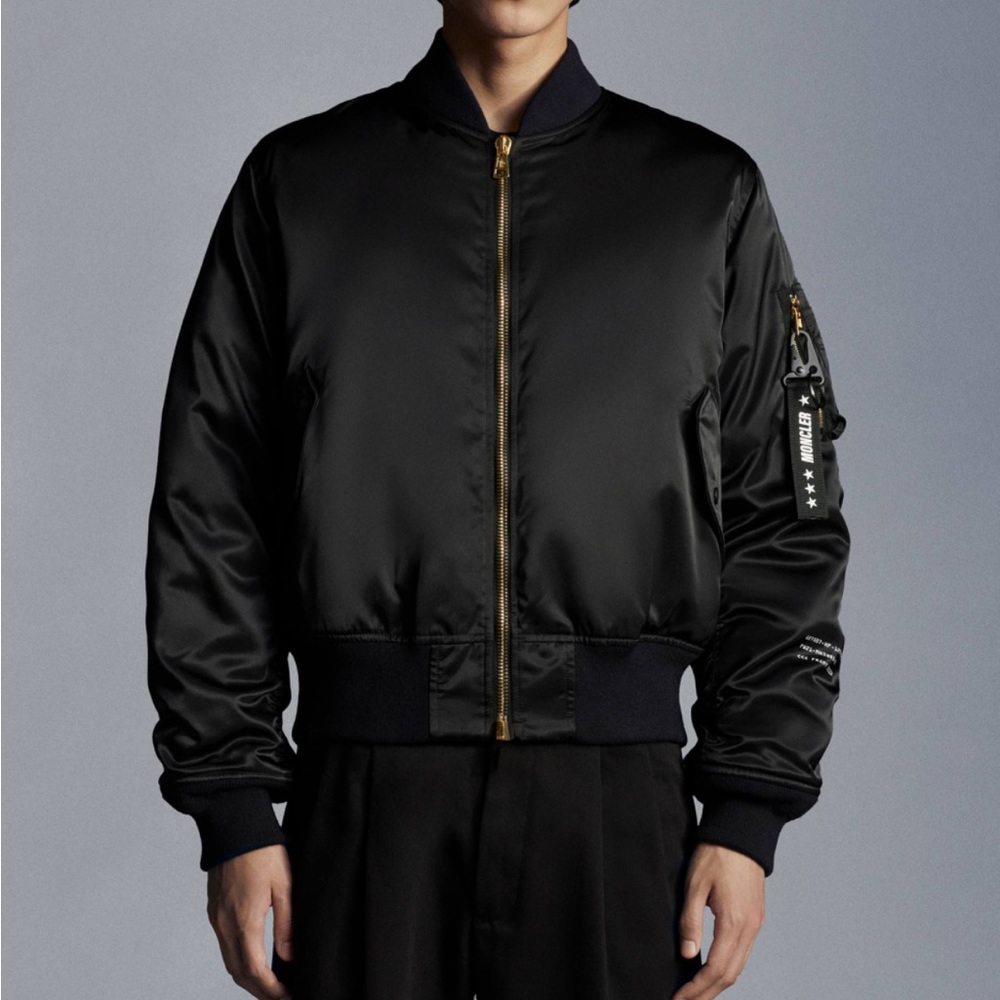 Authentic Moncler Genius Black Moncler Fragment Rassos Bomber Down Jacket